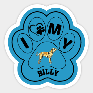 Billy And Shiba Sticker